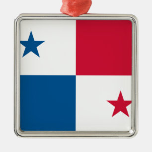 Flagga Panama Julgransprydnad Metall