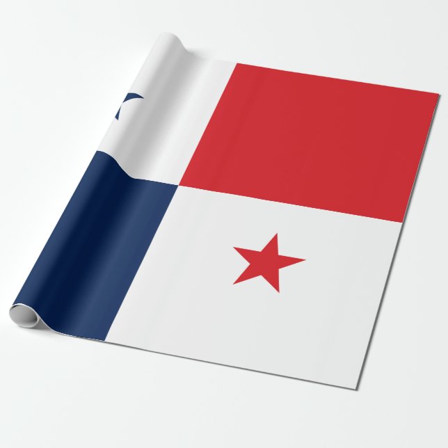 Flagga Panama Presentpapper (Utrullad)