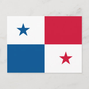 Flagga Panama Vykort