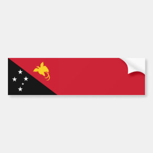 Flagga Papua Nya Guinea Bildekal
