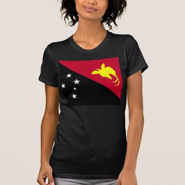 Flagga Papua Nya Guinea Shirt Tröja (Framsida)