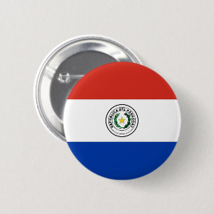 Flagga Paraguay Knapp