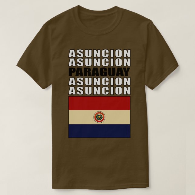 Flagga Paraguay T Shirt (Design framsida)