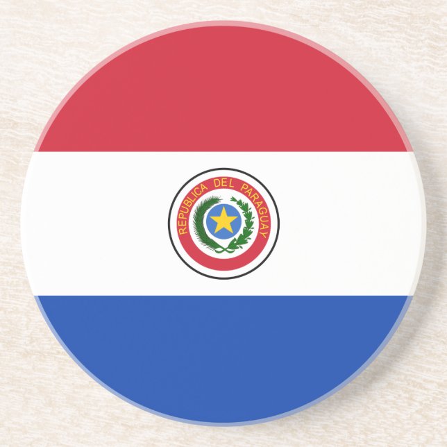 Flagga Paraguay Underlägg (Framsidan)