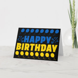 Flagga Patriotic Birthday Kort