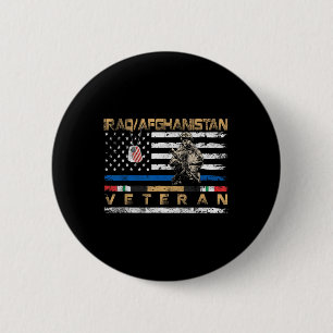 Flagga Patriotic Me i den afghanska veteranska Vin Knapp