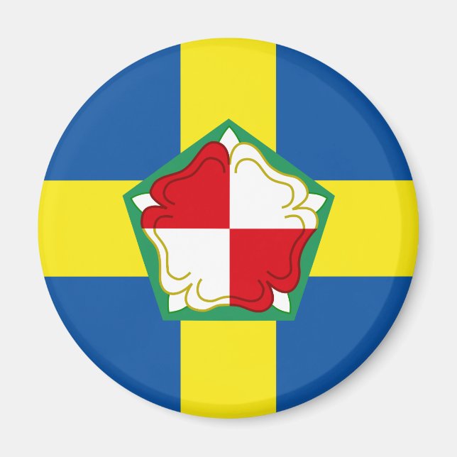 Flagga Pembrokeshire Magnet (Framsidan)