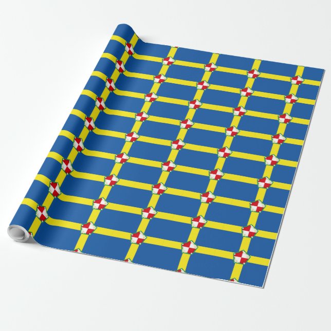 Flagga Pembrokeshire Wrapping Papper Presentpapper (Utrullad)