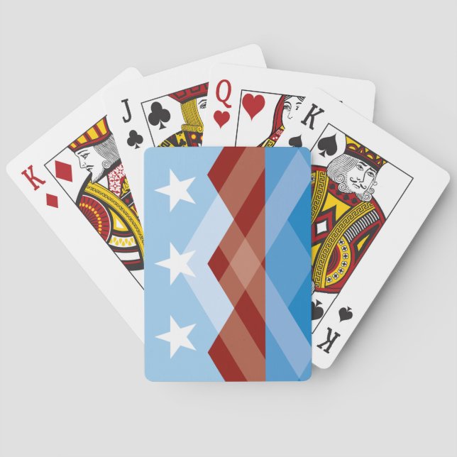 Flagga Peoria (Arizona) Casinokort (Baksidan)