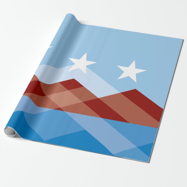 Flagga Peoria (Arizona) Presentpapper (Utrullad)