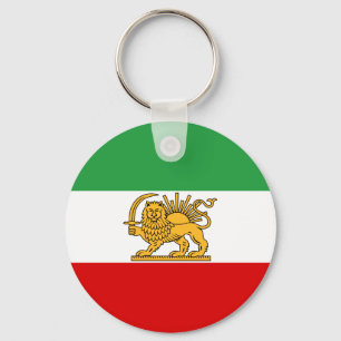 Flagga Persia/Iran (1964-1980) Nyckelring
