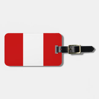 Flagga Perus Easy ID Personligt ID Bagagebricka