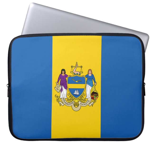 Flagga Philadelphia (Pennsylvania) Laptop Fodral (Framsidan)