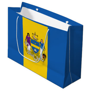 Flagga Philadelphia, Pennsylvania Large Gift Bag