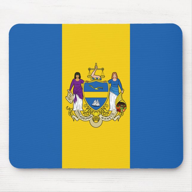 Flagga Philadelphia, Pennsylvania Mouse Pad Musmatta (Framsidan)