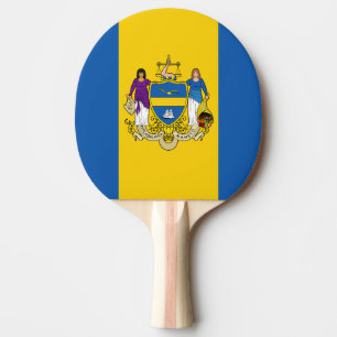 Flagga Philadelphia, Pennsylvania Ping-Pong Paddl Pingisracket