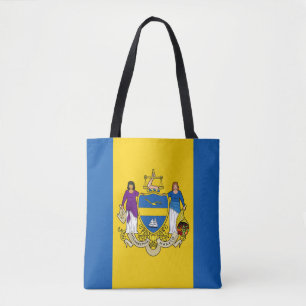 Flagga Philadelphia, Pennsylvania Tote Bag Tygkasse