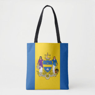 Flagga Philadelphia, Pennsylvania Totebag Tygkasse