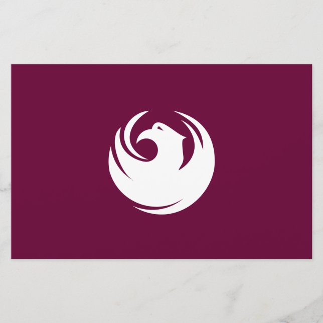 Flagga Phoenix (Arizona) Brevpapper (Framsida)