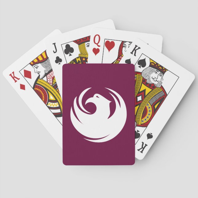 Flagga Phoenix, Arizona Casinokort (Baksidan)