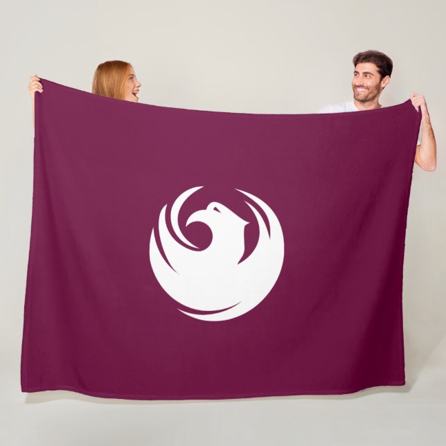 Flagga Phoenix (Arizona) Fleecefilt (På plats)