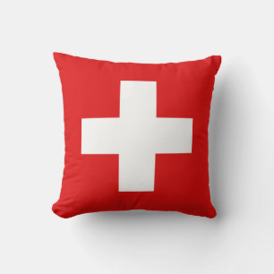 Flagga Pilling för Schweiz Flagga x Kudde