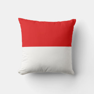Flagga Pillow för Indonesien Flagga x Kudde