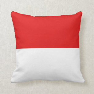 Flagga Pillow för Indonesien Flagga x Kudde