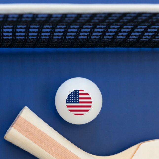 Flagga Ping Pong Boll (Tabell)