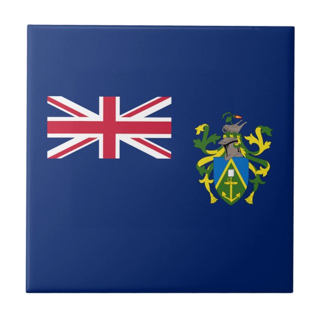 Flagga Pitcairn Kakelplatta (Framsidan)
