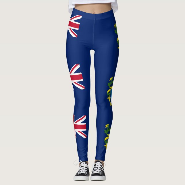 Flagga Pitcairn Leggings (Framsida)