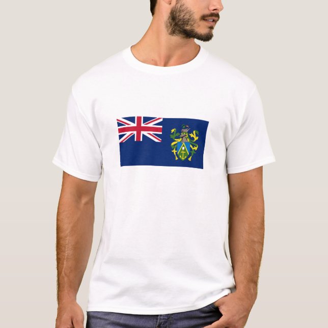 Flagga Pitcairn T Shirt (Framsida)