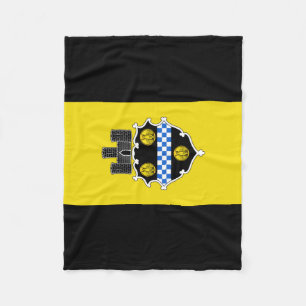 Flagga Pittsburgh, Pennsylvania Fleece Blanket