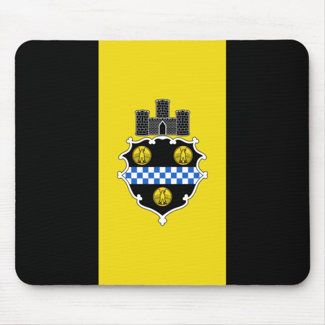 Flagga Pittsburgh, Pennsylvania Mouse Pad Musmatta (Framsidan)