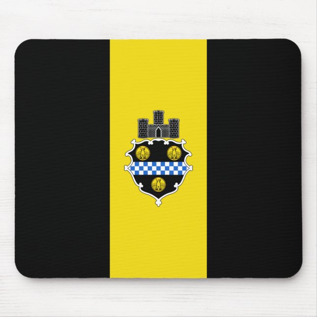 Flagga Pittsburgh (Pennsylvania) Musmatta (Framsidan)