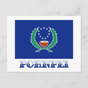 Flagga Pohnpei, namn Vykort