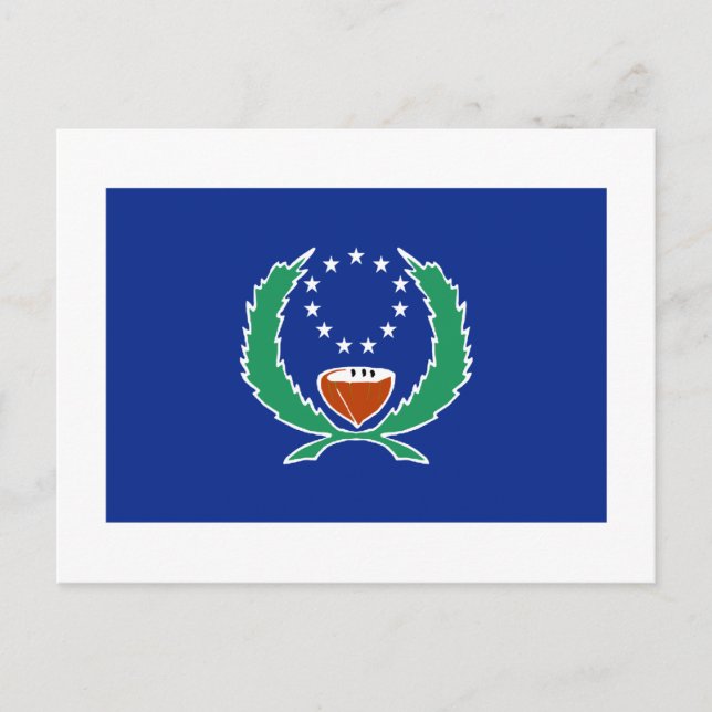 Flagga Pohnpei Vykort (Framsida)