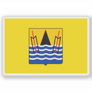 Flagga Pointe-Noire, Republiken Kongo Klistermärken