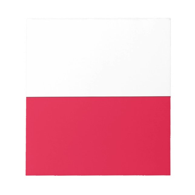 Flagga Polen Anteckningsblock (Framsida)