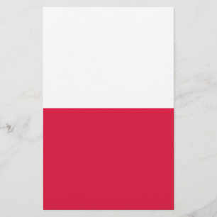 Flagga Polen Brevpapper