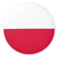 Flagga Polen Ceramic Knob