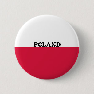 Flagga Polen Knapp