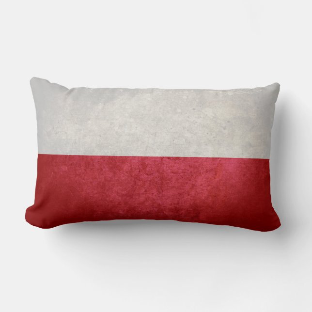 Flagga Polen Lumbarkudde (Framsida)