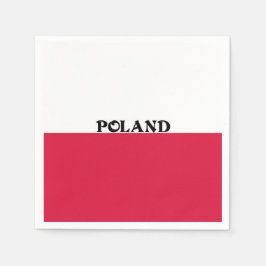 Flagga Polen Pappersservett