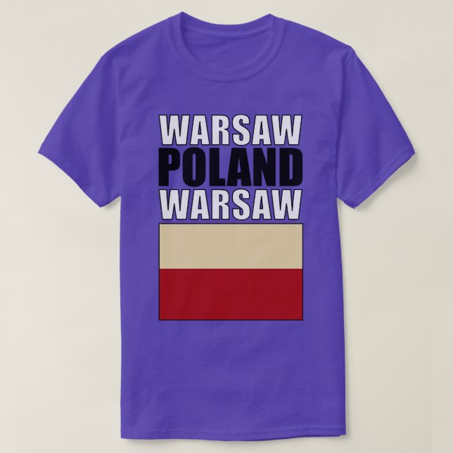 Flagga Polen T Shirt (Design framsida)