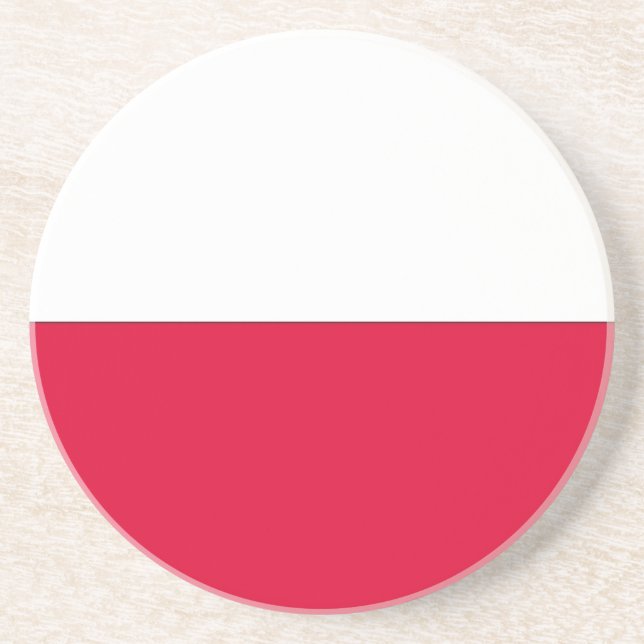 Flagga Polen Underlägg (Framsidan)