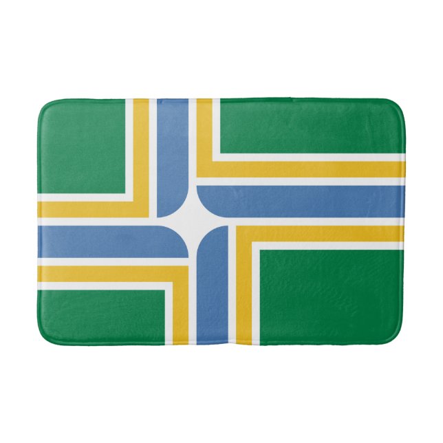 Flagga Portland, Oregon Bath Mat Badrumsmatta (Framsidan)