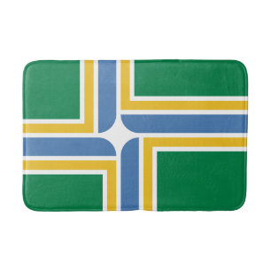 Flagga Portland, Oregon Bathroom Mat Badrumsmatta