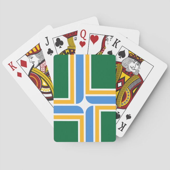 Flagga Portland (Oregon) Casinokort (Baksidan)
