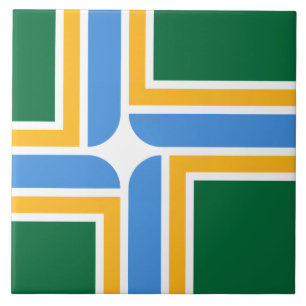 Flagga Portland (Oregon) Kakelplatta